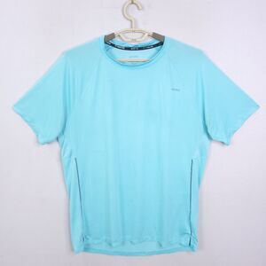 Skora Shirt Mens XL Blue Quick Dry Short Sleeves Activewear Performance  Running